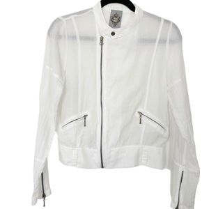 MK2K WHITE COTTON JACKET S